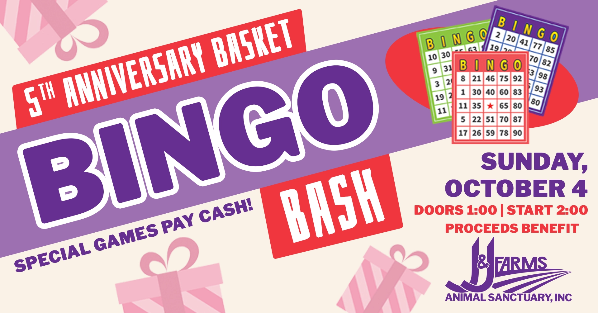 5th Anniversary Basket Bingo Bash